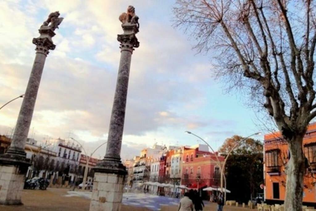Atico Con Terraza En Alameda De Hercules Севилья Экстерьер фото